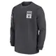 Anthracite Men's Dallas Cowboys 2024 Salute To Service Long Sleeve T-Shirt