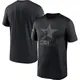 Black Men's Dallas Cowboys 2020 Salute to Service Team Logo Performance T-Shirt