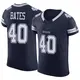 Elite Navy Men's Bill Bates Dallas Cowboys Vapor F.U.S.E. Jersey