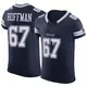 Elite Navy Men's Brock Hoffman Dallas Cowboys Vapor F.U.S.E. Jersey