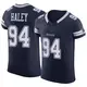 Elite Navy Men's Charles Haley Dallas Cowboys Vapor F.U.S.E. Jersey