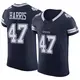 Elite Navy Men's Darius Harris Dallas Cowboys Vapor F.U.S.E. Jersey