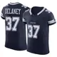 Elite Navy Men's Dee Delaney Dallas Cowboys Vapor F.U.S.E. Jersey