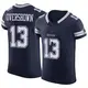 Elite Navy Men's DeMarvion Overshown Dallas Cowboys Vapor F.U.S.E. Jersey