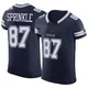 Elite Navy Men's Jeremy Sprinkle Dallas Cowboys Vapor F.U.S.E. Jersey