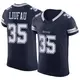 Elite Navy Men's Marist Liufau Dallas Cowboys Vapor F.U.S.E. Jersey