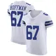 Elite White Men's Brock Hoffman Dallas Cowboys Vapor Untouchable Jersey