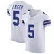 Elite White Men's Bryan Anger Dallas Cowboys Vapor Untouchable Jersey