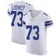 Elite White Men's Joe Looney Dallas Cowboys Vapor Untouchable Jersey