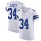 Elite White Men's Malik Davis Dallas Cowboys Vapor Untouchable Jersey