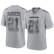 Game Gray Men's Deion Sanders Dallas Cowboys Atmosphere Fashion Jersey