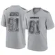 Game Gray Men's Jonathan Mingo Dallas Cowboys Atmosphere Fashion Jersey