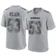 Game Gray Men's Luiji Vilain Dallas Cowboys Atmosphere Fashion Jersey