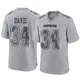 Game Gray Men's Malik Davis Dallas Cowboys Atmosphere Fashion Jersey