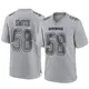 Game Gray Men's Mazi Smith Dallas Cowboys Atmosphere Fashion Jersey