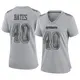 Game Gray Women's Bill Bates Dallas Cowboys Atmosphere Fashion Jersey