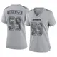 Game Gray Women's Brock Mogensen Dallas Cowboys Atmosphere Fashion Jersey