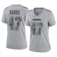 Game Gray Women's Darius Harris Dallas Cowboys Atmosphere Fashion Jersey