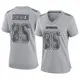 Game Gray Women's David Durden Dallas Cowboys Atmosphere Fashion Jersey