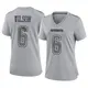 Game Gray Women's Donovan Wilson Dallas Cowboys Atmosphere Fashion Jersey