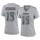 Game Gray Women's Dontario Drummond Dallas Cowboys Atmosphere Fashion Jersey