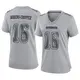 Game Gray Women's Jalen Moreno-Cropper Dallas Cowboys Atmosphere Fashion Jersey