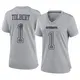 Game Gray Women's Jalen Tolbert Dallas Cowboys Atmosphere Fashion Jersey