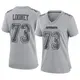 Game Gray Women's Joe Looney Dallas Cowboys Atmosphere Fashion Jersey