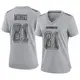 Game Gray Women's Jonathan Mingo Dallas Cowboys Atmosphere Fashion Jersey