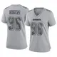 Game Gray Women's Justin Rogers Dallas Cowboys Atmosphere Fashion Jersey