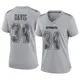 Game Gray Women's Malik Davis Dallas Cowboys Atmosphere Fashion Jersey