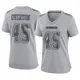 Game Gray Women's Matt Overton Dallas Cowboys Atmosphere Fashion Jersey