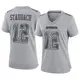 Game Gray Women's Roger Staubach Dallas Cowboys Atmosphere Fashion Jersey