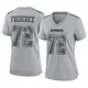 Game Gray Women's Travis Frederick Dallas Cowboys Atmosphere Fashion Jersey