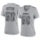 Game Gray Women's Tyler Guyton Dallas Cowboys Atmosphere Fashion Jersey