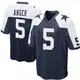 Game Navy Blue Men's Bryan Anger Dallas Cowboys Throwback Jersey