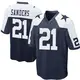 Game Navy Blue Men's Deion Sanders Dallas Cowboys Throwback Jersey