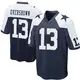 Game Navy Blue Men's DeMarvion Overshown Dallas Cowboys Throwback Jersey