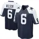 Game Navy Blue Men's Donovan Wilson Dallas Cowboys Throwback Jersey