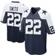 Game Navy Blue Men's Emmitt Smith Dallas Cowboys Throwback Jersey