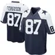 Game Navy Blue Men's Jake Ferguson Dallas Cowboys Throwback Jersey