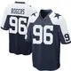 Game Navy Blue Men's Justin Rogers Dallas Cowboys Throwback Jersey