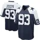 Game Navy Blue Men's Linval Joseph Dallas Cowboys Throwback Jersey