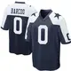 Game Navy Blue Men's Luq Barcoo Dallas Cowboys Throwback Jersey