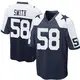 Game Navy Blue Men's Mazi Smith Dallas Cowboys Throwback Jersey