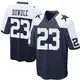 Game Navy Blue Men's Rico Dowdle Dallas Cowboys Throwback Jersey