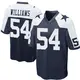 Game Navy Blue Men's Sam Williams Dallas Cowboys Throwback Jersey