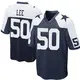 Game Navy Blue Men's Sean Lee Dallas Cowboys Throwback Jersey