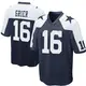 Game Navy Blue Men's Will Grier Dallas Cowboys Throwback Jersey