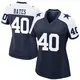 Game Navy Women's Bill Bates Dallas Cowboys Alternate Jersey